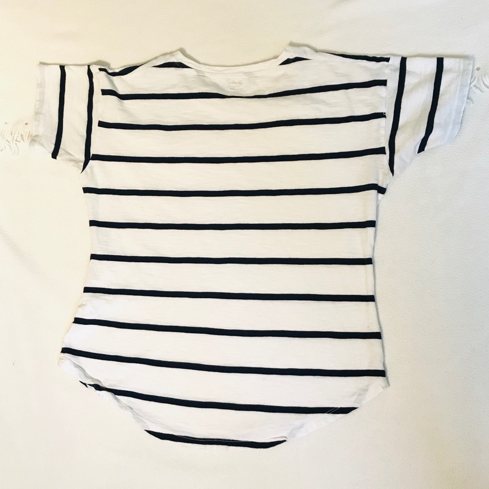 MADEWELL CASUAL STRIPED TOP - Picture 6 of 7